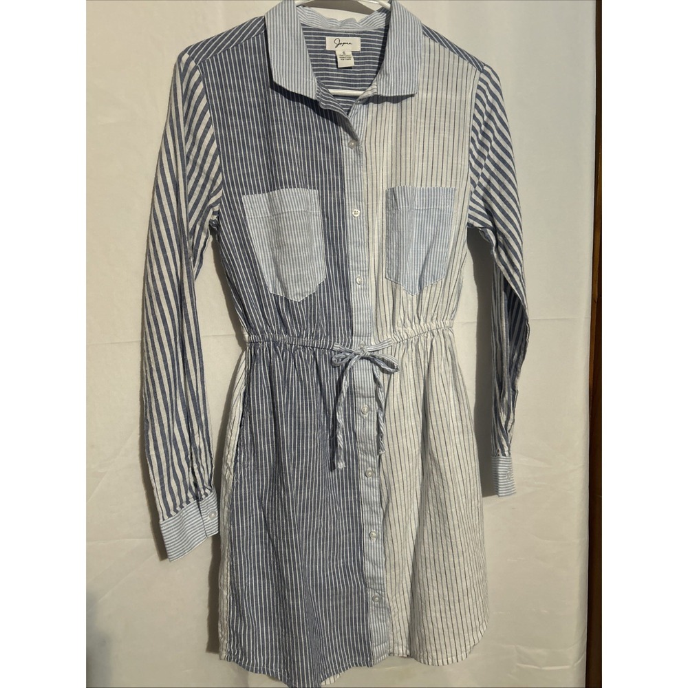 Japna Cotton Chambray Shirt dress Size S